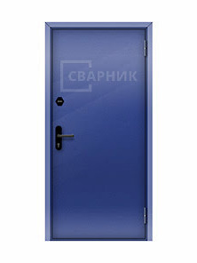 Однопольная глухая противопожарная дверь ДПМ-01 EI-60 противовзломная